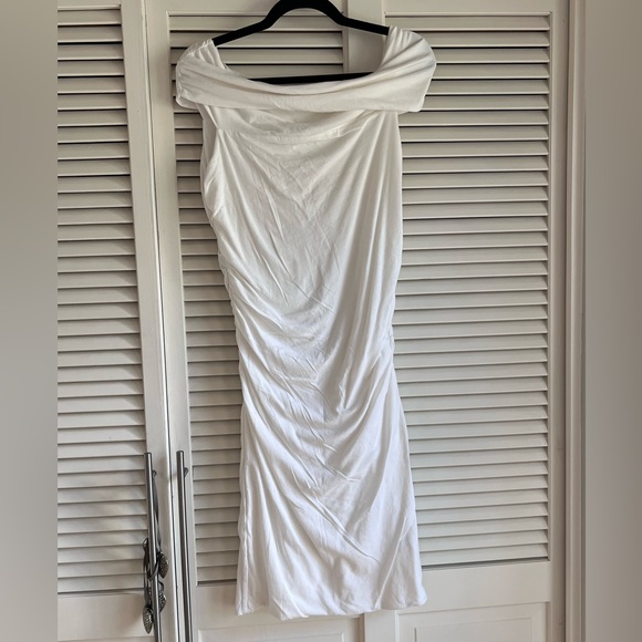 JAMES PERSE white summer soft cotton dress - Picture 2 of 7